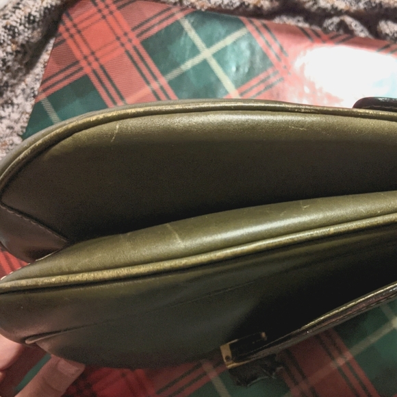 Vintage Gucci Leather Bamboo Saddlebag - Picture 6 of 7